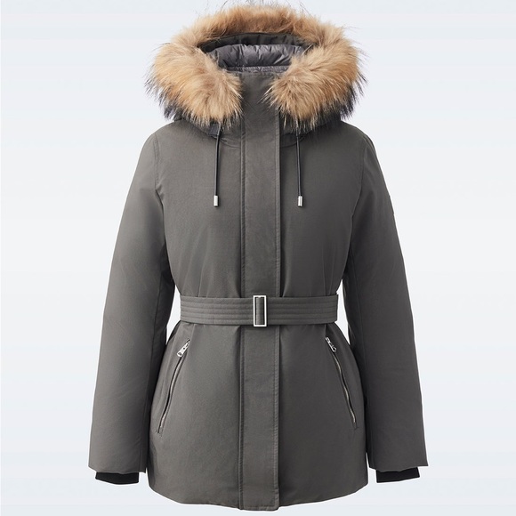 MACKAGE JENI-FZ CARBON S -2 in 1 ladies Down Parka - Picture 1 of 10